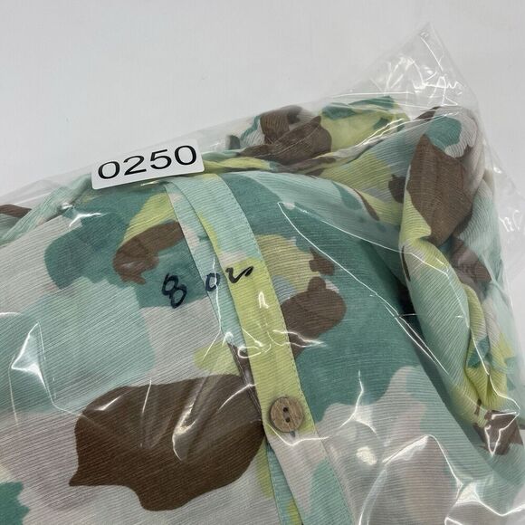 Provence D’amour Shirt Women Large Multicolor Floral Linen Long Sleeve Button-Up - Picture 11 of 11